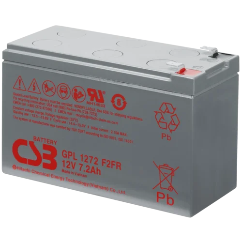 Аккумулятор CSB GPL 1272 F2 FR Аккумулятор CSB GPL 1272 F2 FR